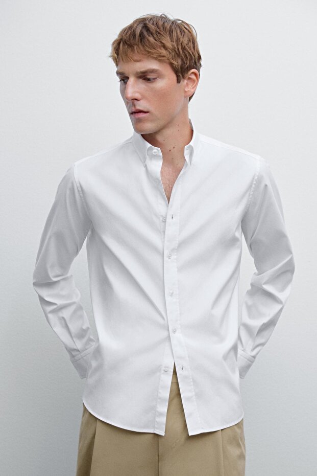 Regular fit Oxford gömlek - 2