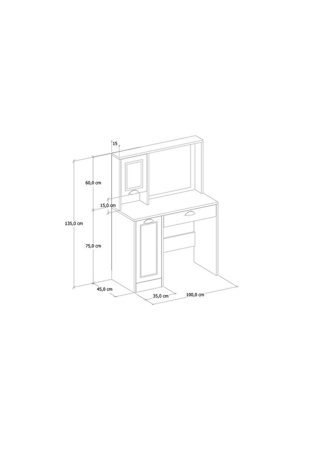 Olivia Makyaj Masası - 5