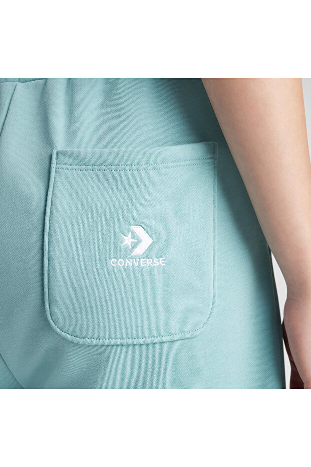 Classic Kadın Star Chevron Mavi Şort - 5