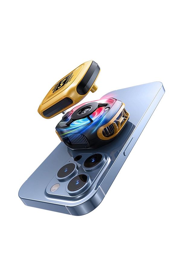 Memo Cx12 E Sporcu -15 Derece Powerbanklı Kablo Destekli Magsafe Rgb Telefon Soğutucu Fan Tablet Fan - 8
