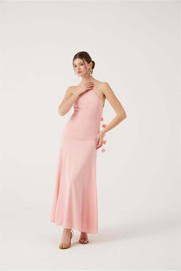 Raina Elbise Pembe - 5