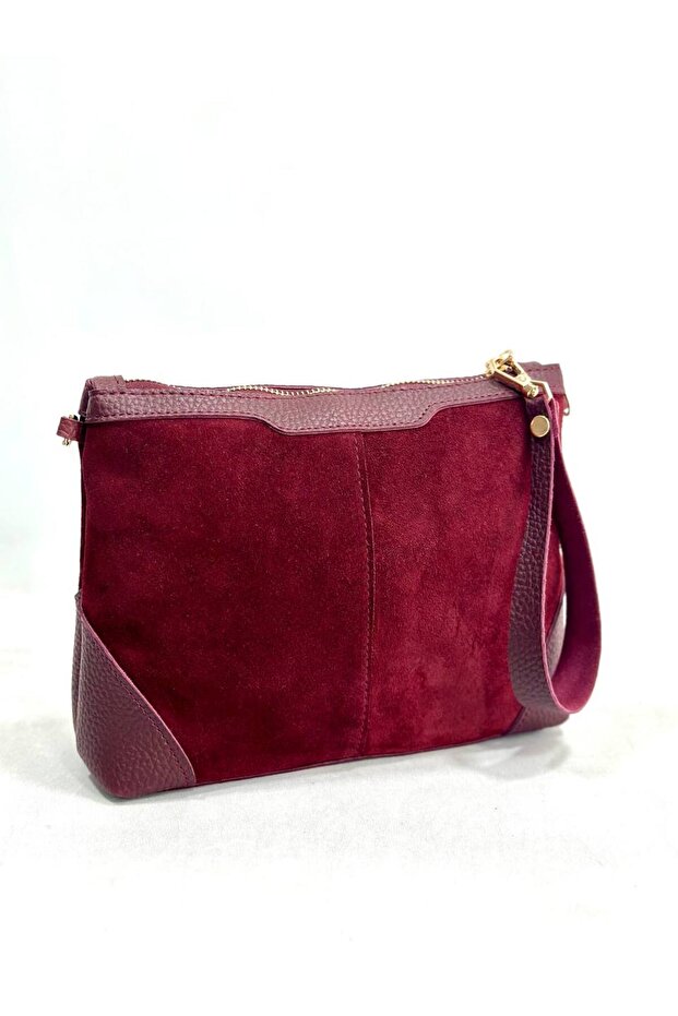 Women's Bag Genuine Suede Leather Shoulder Bag