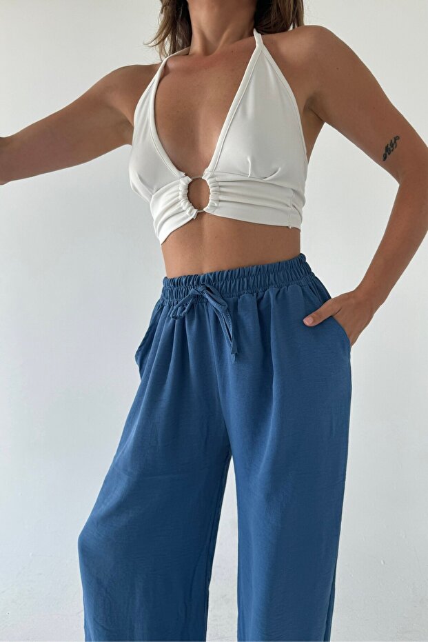 Siesta Leg Split Flowy Trousers T2015 - 2