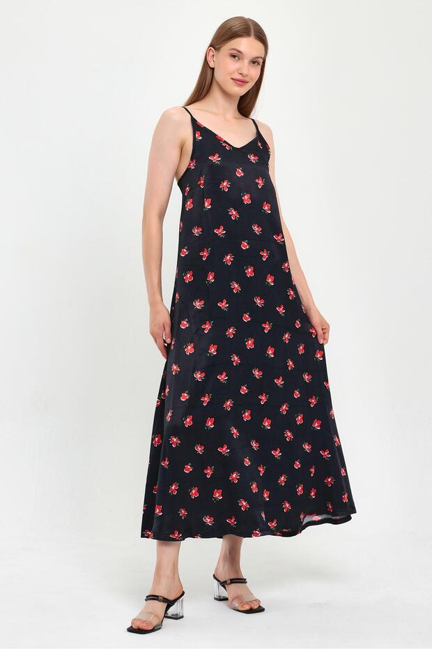 Thin Strap V-Necklace Dress