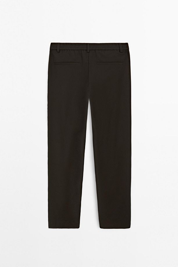 Yün karışımlı jogger pantolon - 8