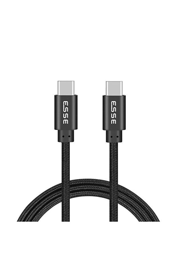 كابل شحن سريع من Type C إلى Type C بقوة 100 وات - 1 متر - 1