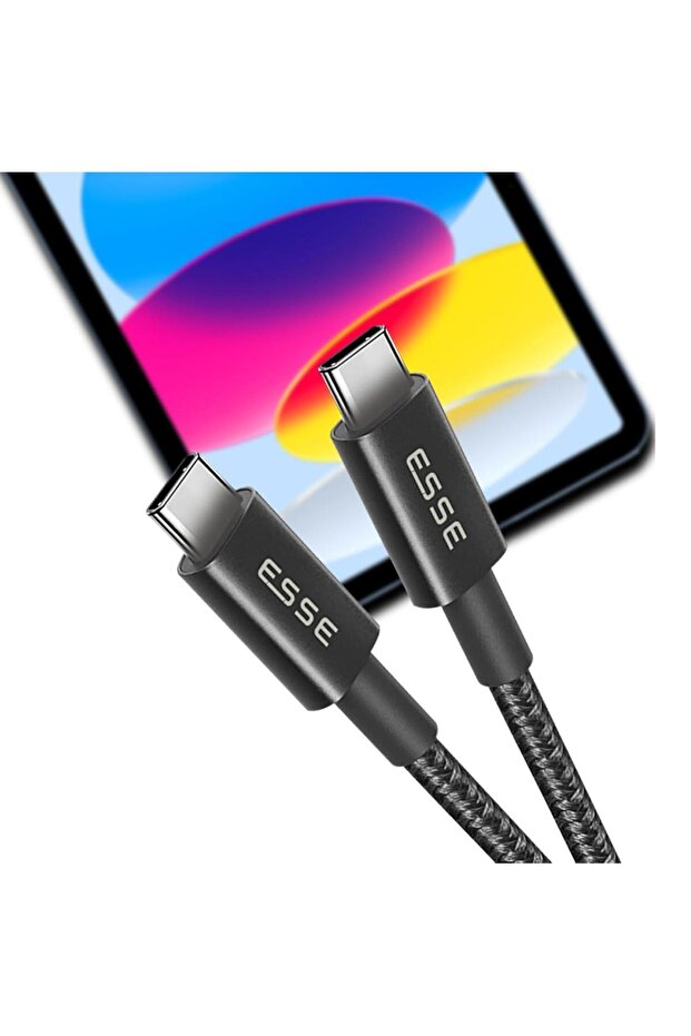 كابل شحن سريع من Type C إلى Type C بقوة 100 وات - 1 متر - 5