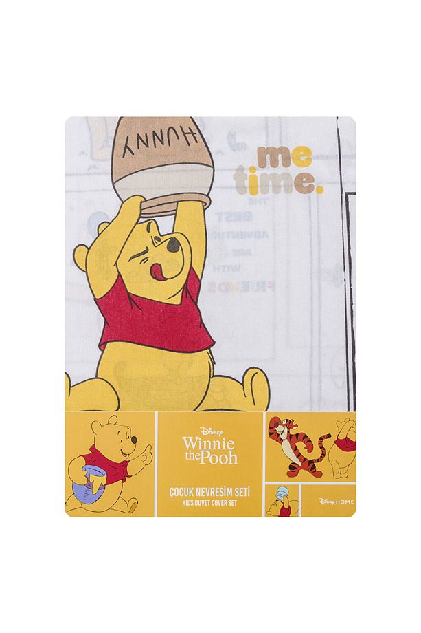 Renkli Winnie the Pooh Baskılı Çocuk Nevresim Seti - 7