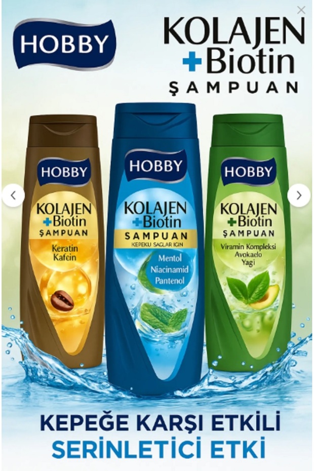 Şampuan Keratin Kafein Kuru Ve Cansız Saçlar Hyaluronik Asit 480 Ml x 3 Adet - 4