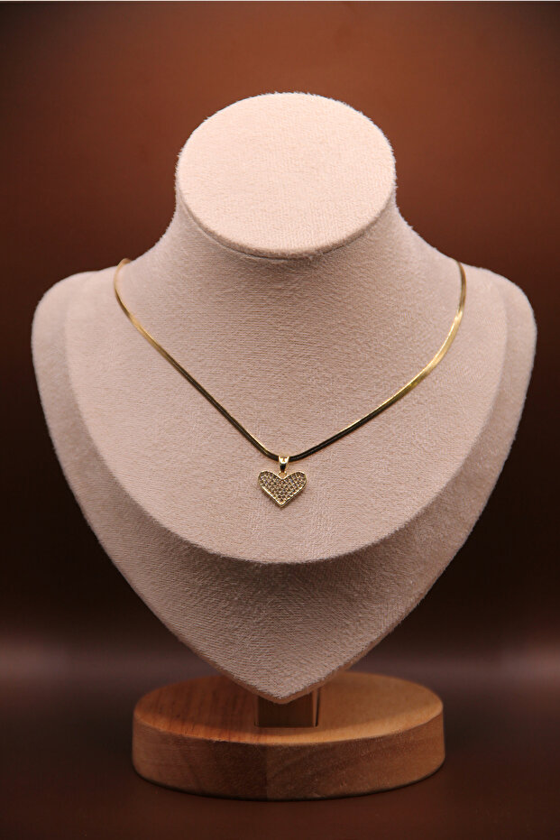 316L Steel Gold Plated Necklace Stainless – Tarnish and Water Resistant