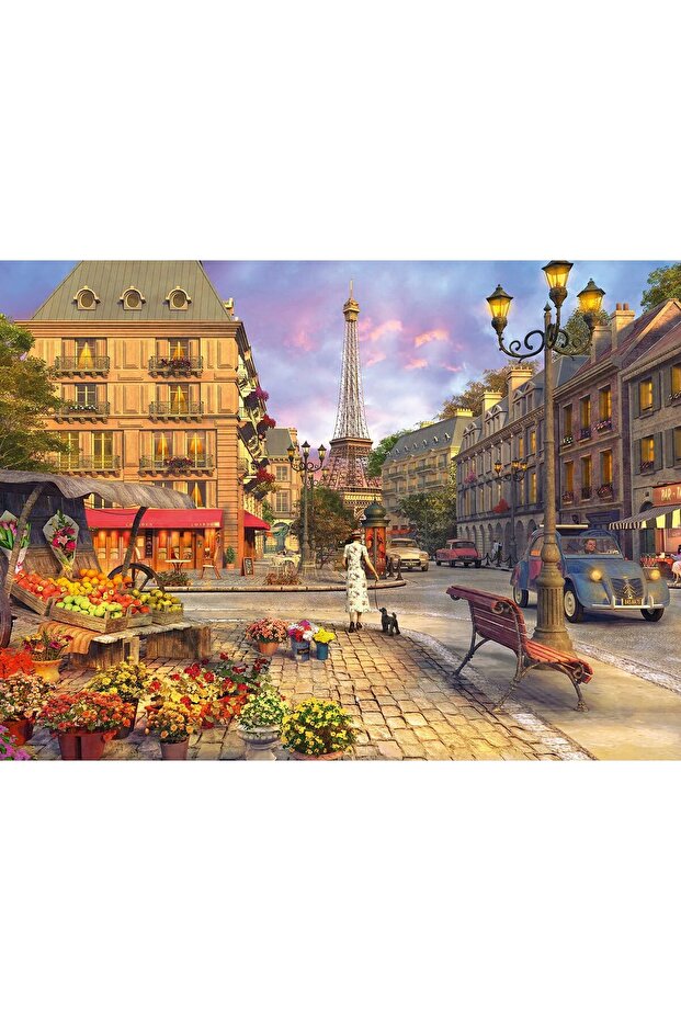 500 Parça An Evening Walk Puzzle - 1