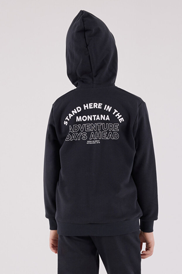 Boy's Anthracite Tracksuit Set - 5