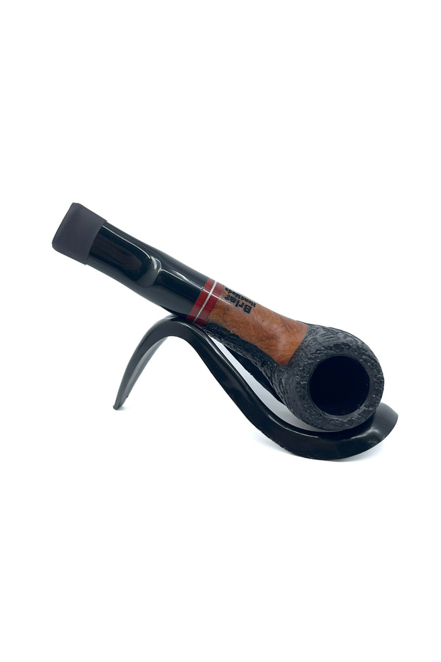 İşlemeli El Yapımı Gül Kökü (Briar) Mini Pipo 9mm Filtreli - Model No: 3 - 3