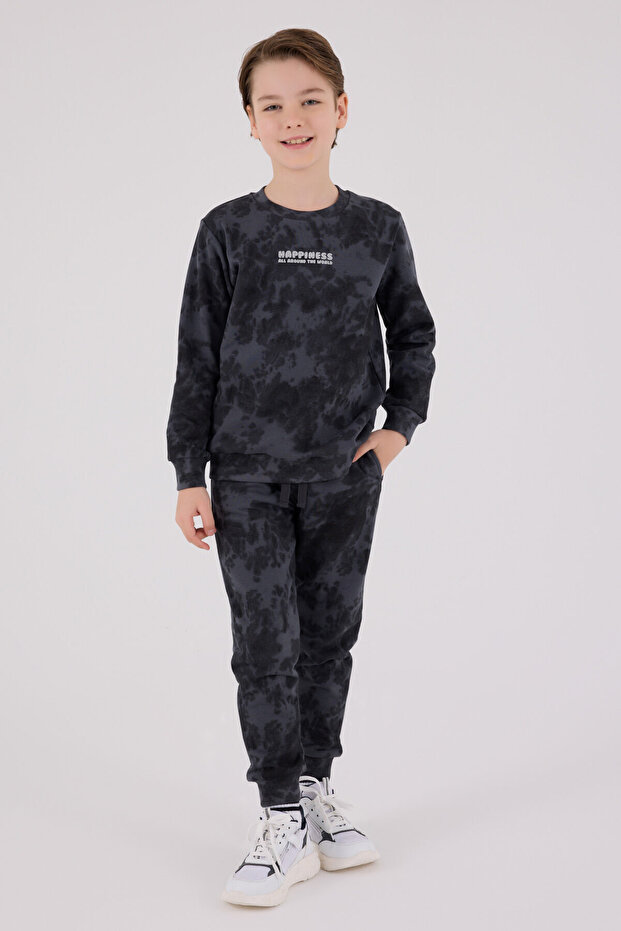 طقم بدلة رياضية للأولاد أنثراسايت - 2