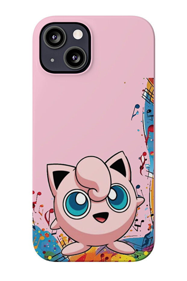 حافظة هاتف من السيليكون بتصميم Jigglypuff متوافقة مع هاتف iPhone 17 Pro Max - 1