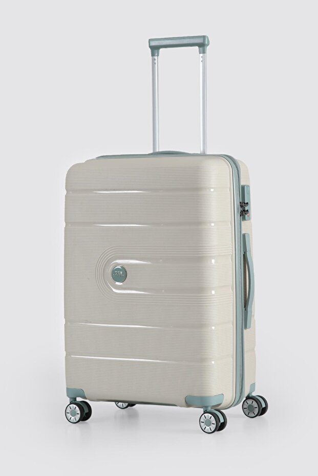 Ultra Hafif Polipropilen Kırılmaz 3 Lü Valiz Seti - 4