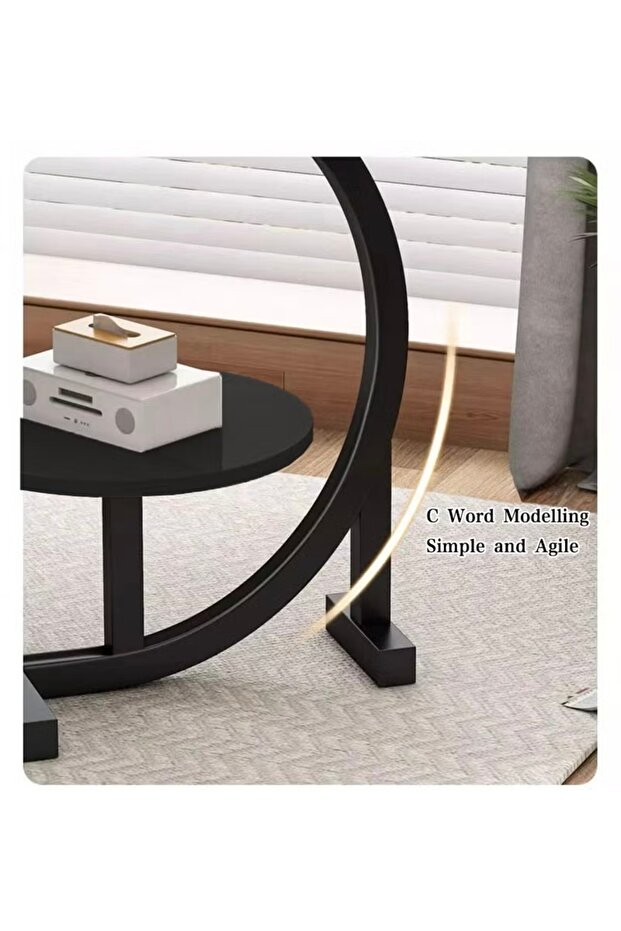 طاولة جانبية رخامية بتصميم أنيق ومتين” - 6