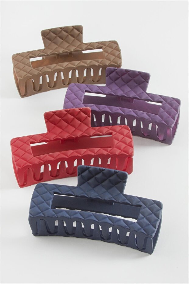 Rectangular Colored Peg Buckle 10 cm - 1