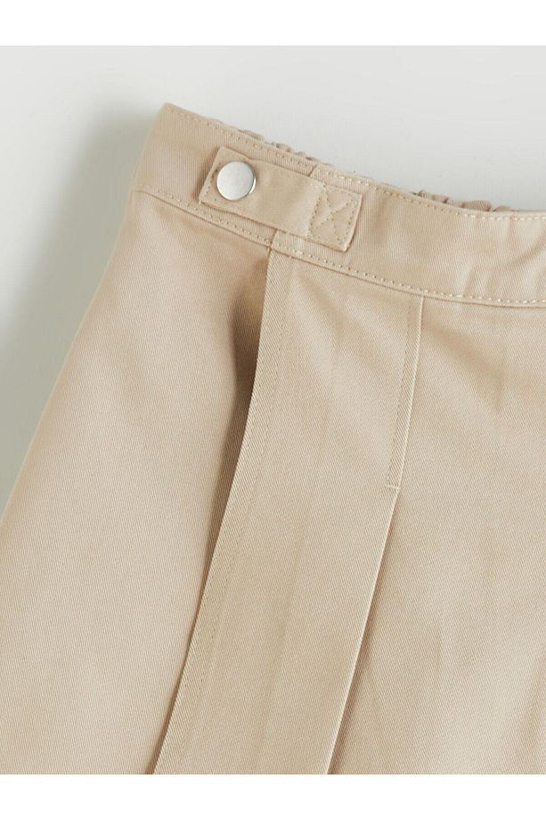 Basic Gabardin Kız Çocuk Şort Etek - 3