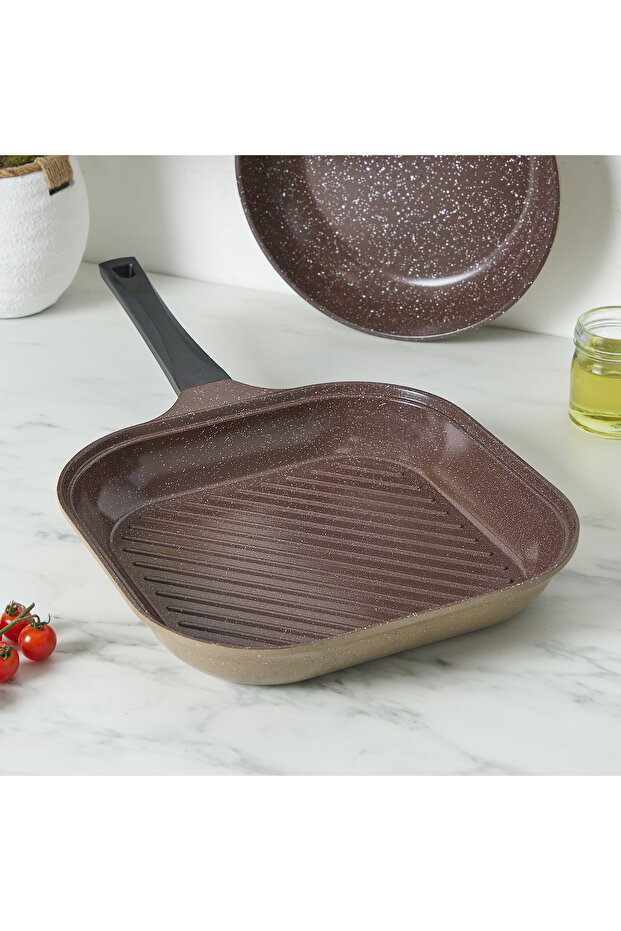 مجموعة أواني طهي من الجرانيت مكونة من 12 قطعة - 4