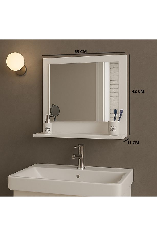 Raflı Banyo Aynası WC - Banyo - 3