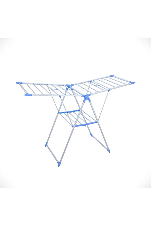 Clothes Drying Stand - Stainless Steel Large Clothes Hanger Stand, Drying Rack with Adjustable Foldi