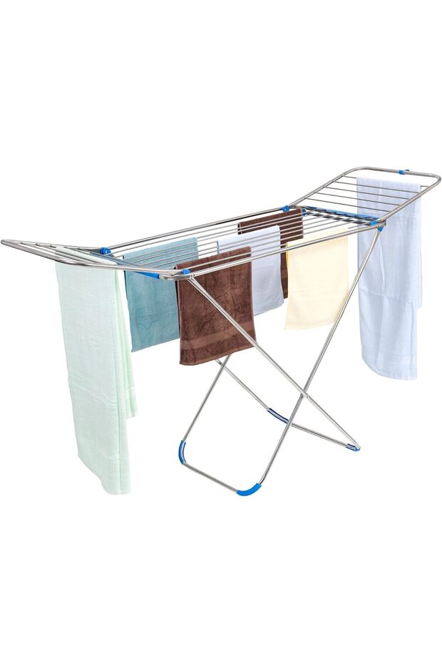 Clothes Drying Rack Stand Heavy Duty Stainless Steel Vertical Clothes Dryer Stand S