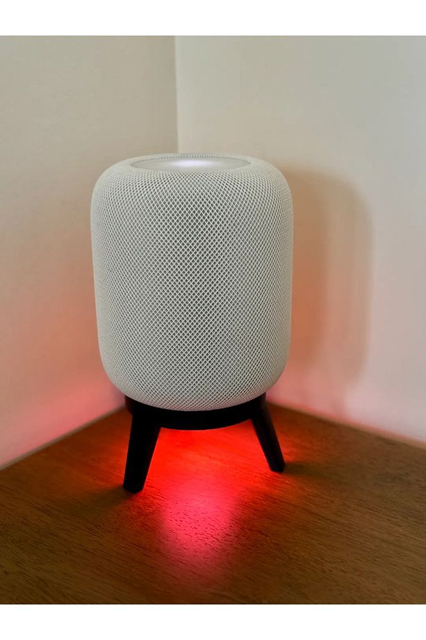 Apple HomePod Uyumlu Kişiye Özel Şık 3D Baskı Tripod hoparlör ayak (3 ayak) Stand-Sağlıklı PETG - 1