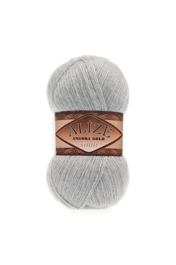 Angora Gold Glitter Hand Knitting Yarn 100g 500m – Can Be Knitted with Needles and Crochet – Color No:21