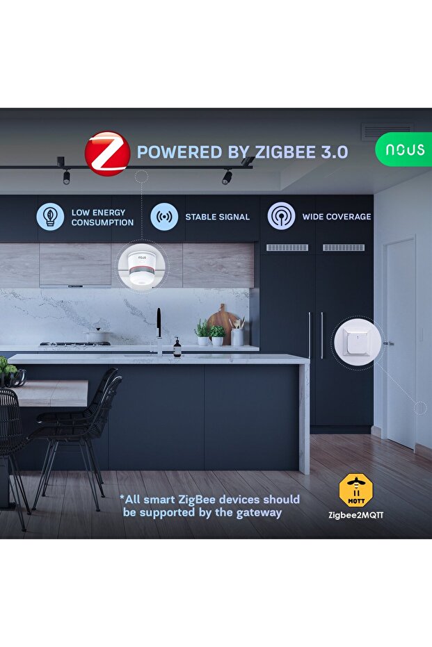 Smart Smoke Sensor E8, Zigbee - 5