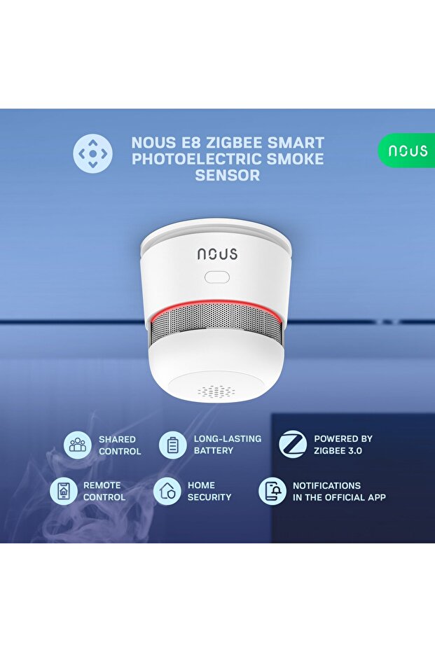 Smart Smoke Sensor E8, Zigbee - 2