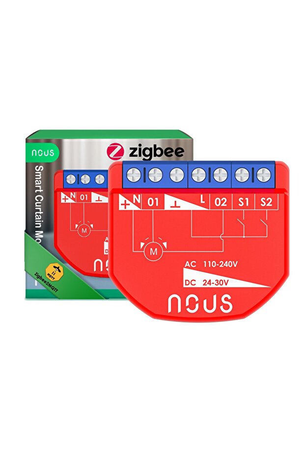 Smart curtain and drape relay B4Z ZigBee, 1 channel - 1