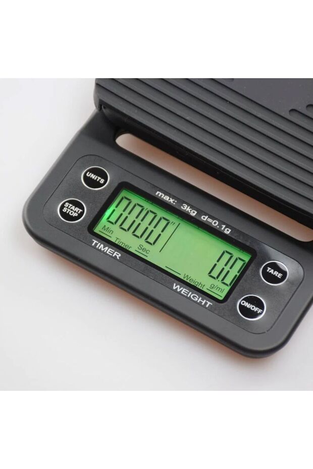 ميزان إلكتروني مع مؤقت 3 كجم 0.1 جرام - 2