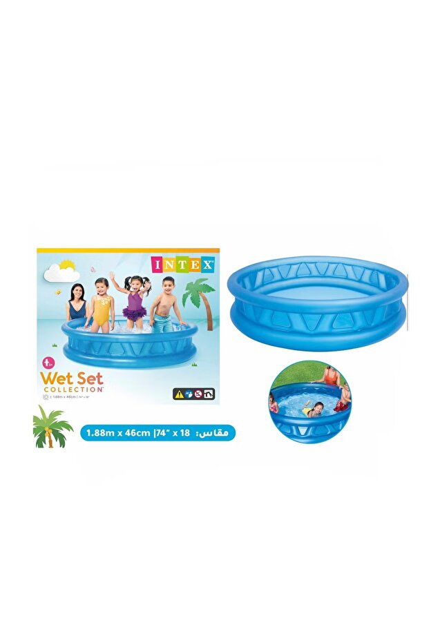 حوض سباحة جانبي ناعم 188×46 سم - 1