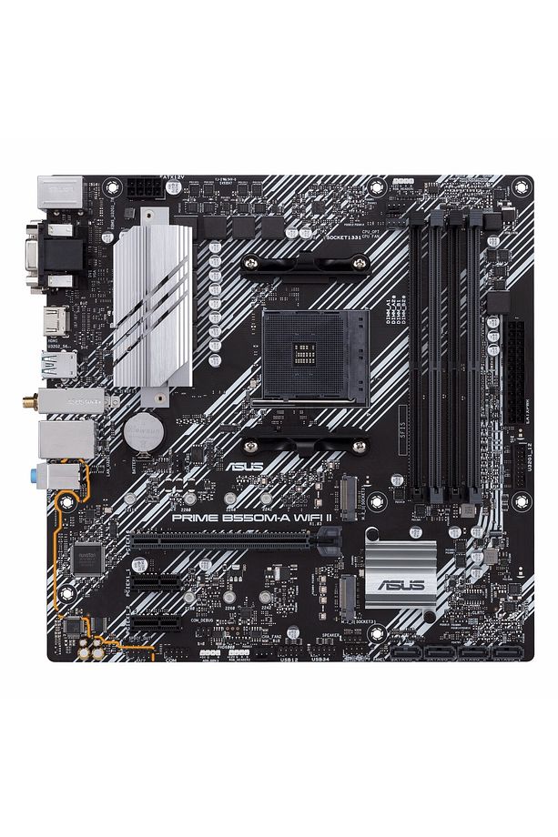 Prime B550M-A WiFi II DDR4 (4866MHz)OC M.2 DVI/VGA/HDMI PCIe 4.0 AM4 mATX Anakart - 2