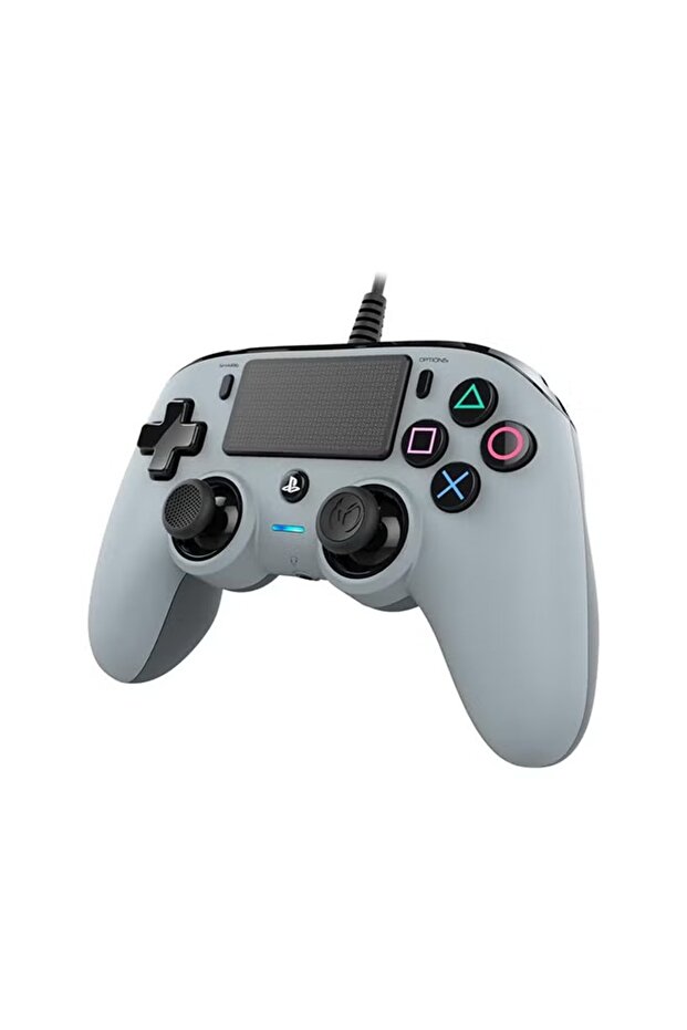 Official Licensed Wired Compact PS4 Controller – Grey - 2