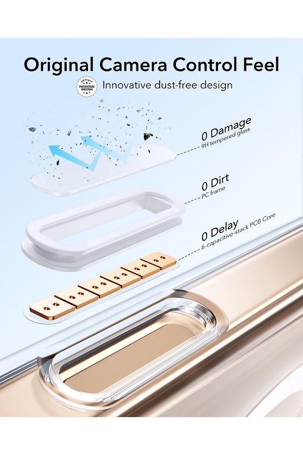 Iphone 16 Pro Max HaloLock Mag Safe Classic Hybrid Stantlı Silikon Kılıf - Kamera Kontrol Buton - 8