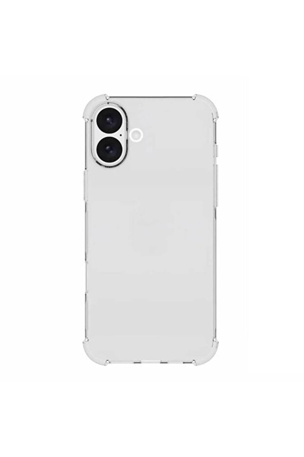 Shockproof Clear Silicone Case for iPhone 16 - 2
