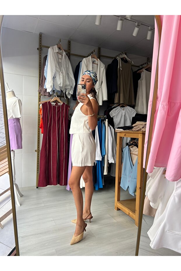 Yelekli şortlu takım - 3