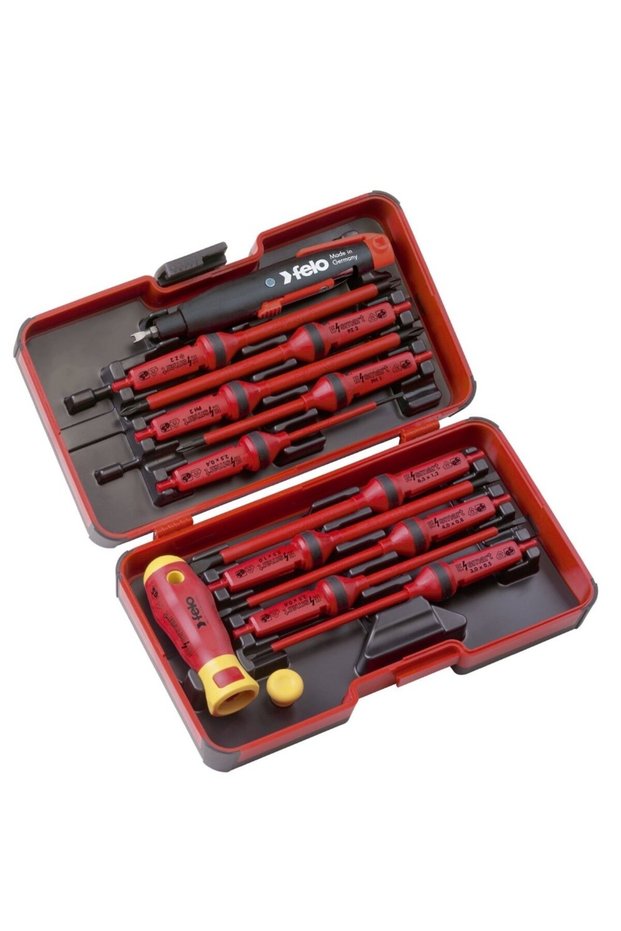 Trusa de surubelnite izolate VDE, E-SMART Industry, 14 piese
