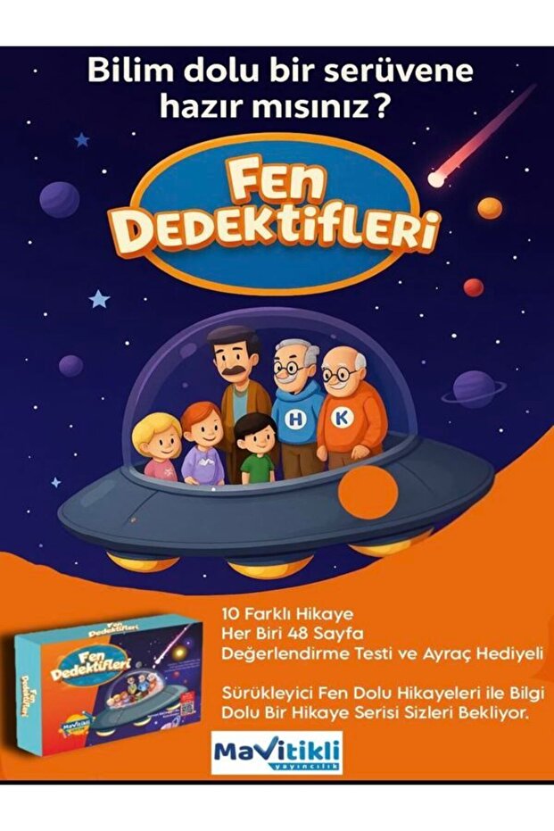 Fen Dedektifleri (10 Kitap + Değerlendirme Testi)