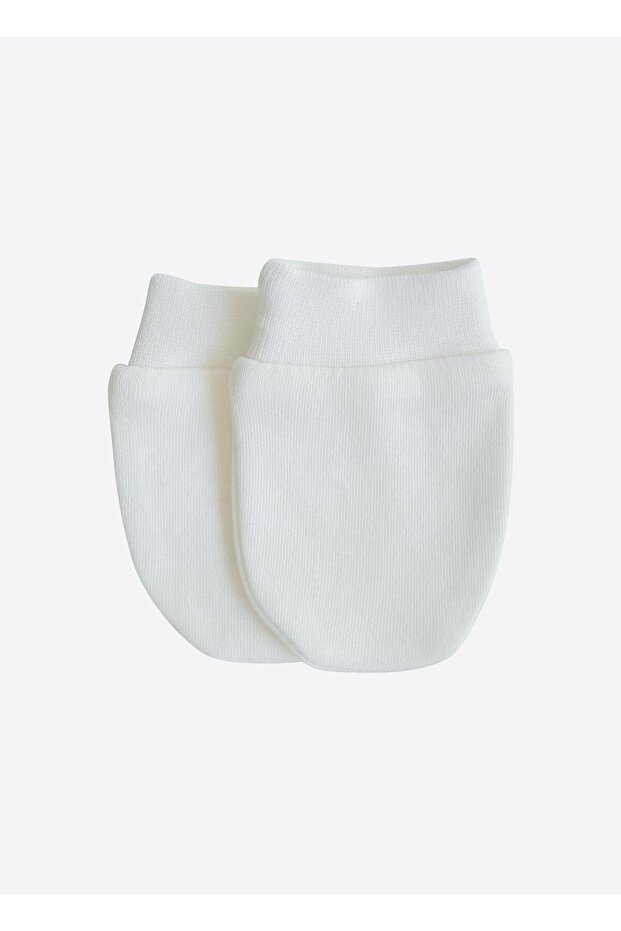 Organik New Basic 2'li Eldiven Ekru-Mavi - 2