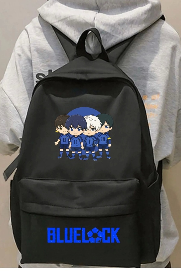 Anime Blue Lock Isagi Nagi Printed Backpack