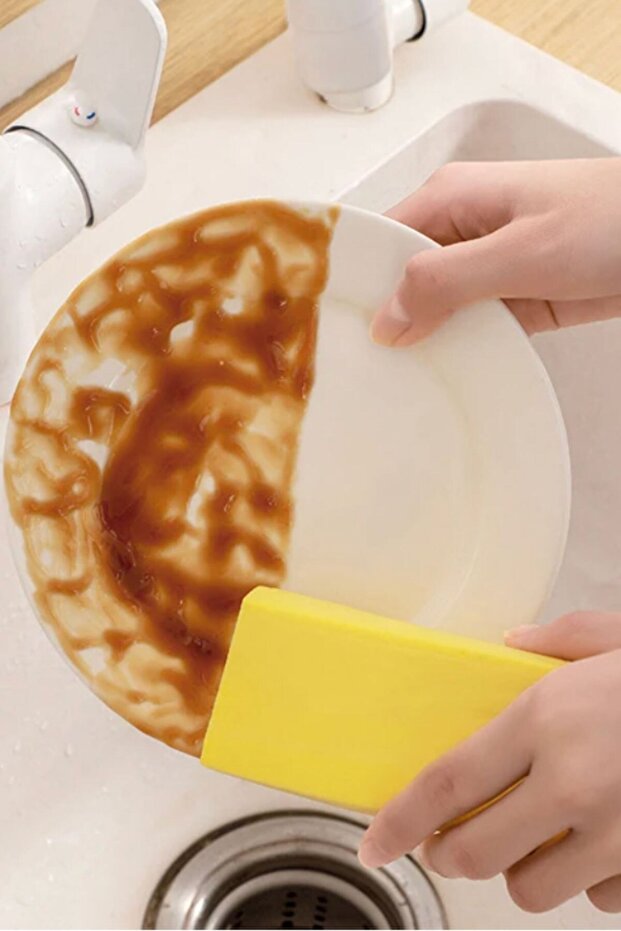 ®   إسفنجة تنظيف ممحاة رطبة للحمام والمطبخ والسيارة - 2