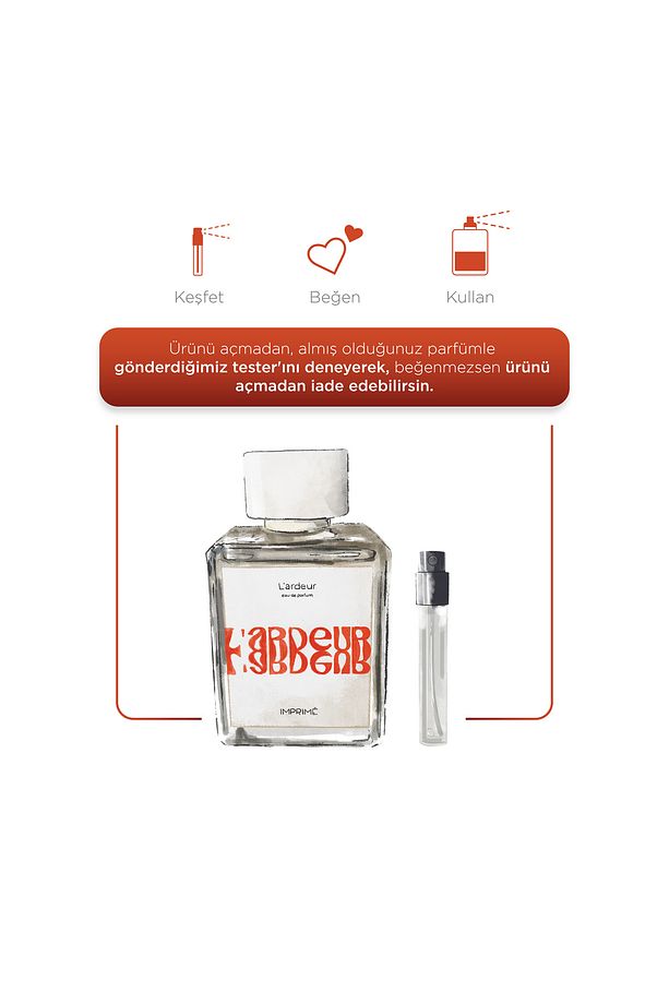 L’ardeur EDP 100 ML & Seyahat Boy 15 ml Unisex Parfüm Seti I Oryantal, Çiçeksi I Ahududu, Safran - 4