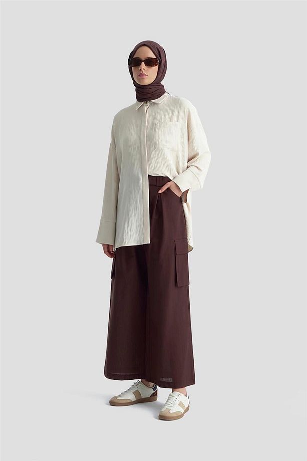 Cepli Basic Gömlek 25KD4003 Kum - 1