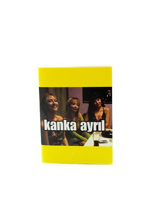 Kanka, Ayrıl! Çanta Boy Not Defteri - Çizgisiz Defter A6 Notebook - 1