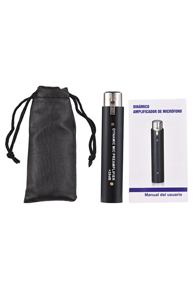 as picture In-line Microphone Pream Low Noise Gain Amplifier XLR Connection Port Plug and Play Mic P - 1