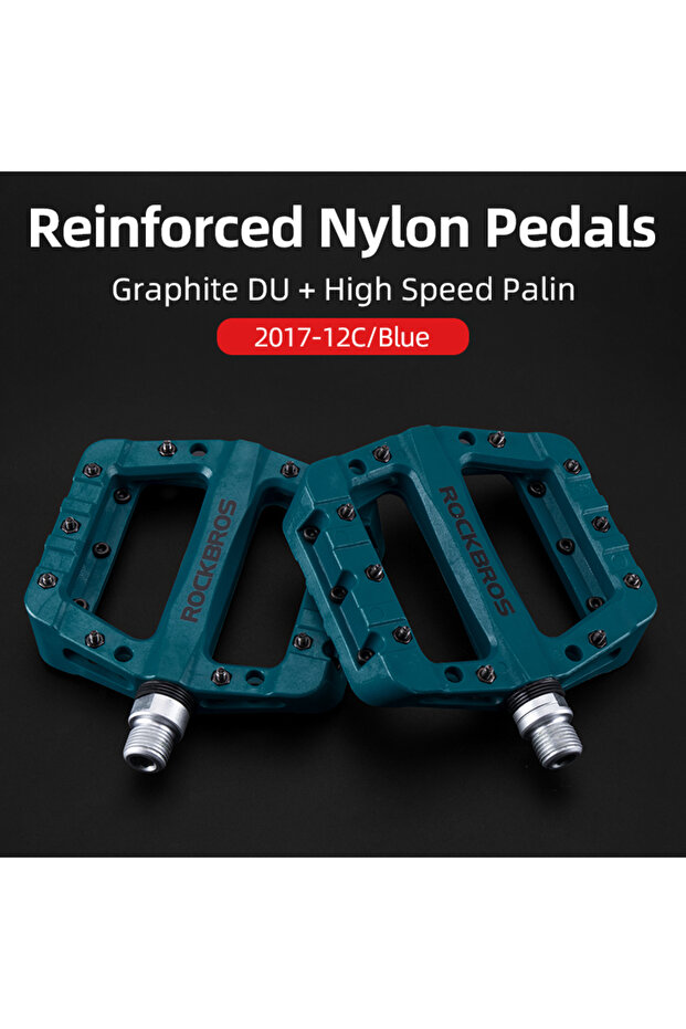 2017-12CBL Cycling MTB Bike Bicycle Pedals Ultralight Seal Bearings Nylon Molybden