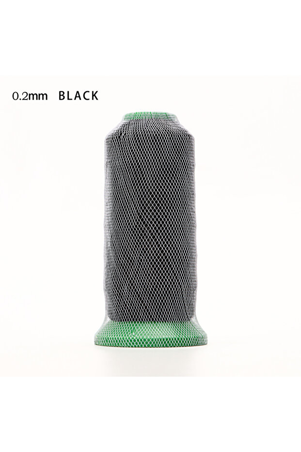Black Amo 0.2mm 4600M Long Crystal Clear Nylon Invisible Thread For Blind Stitching Lightweight Fabr